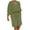 Army Green, variant on Ashirexll Womens Summer Outfits, Two Piece Sets for Women, Solid Color Loose V-Neck Elbow Sleeve Top and Shorts Set