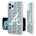 thumbnail image 2 of Atlanta Braves Text Backdrop Clear iPhone Case, 2 of 7