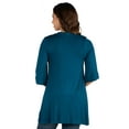 thumbnail image 2 of 24seven Comfort Apparel Elbow Length Sleeve Open Front Maternity Cardigan, 2 of 4