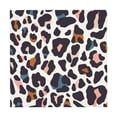 thumbnail image 5 of YFYANG Square Polyester Table Cloth, 54" x 54" Reusable Table Cover Kitchen Dining Room Vintage Abstract Leopard Texture Decorative Tablecloths for Tables of 2-4 People, 5 of 8