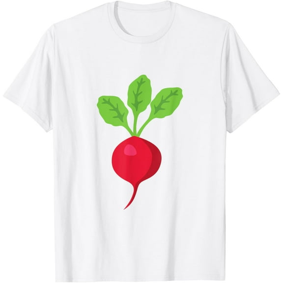 Radish T-ShirtArtAttackMen's and women's pure cotton short-sleeved shirts
