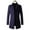 03Navy, variant on guisaled Mens Trench Coat Wool Slim Fit Notched Collar Solid Thicken Long Jacket Overcoat Single Breasted Casual Pea Coats
