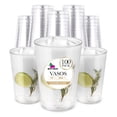 thumbnail image 1 of Berry Bloom 100 Copas Reutilizables Transparentes Vasos Elegantes para Fiestas, Bodas, Postre, Cócteles, Vino (12 ONZAS), 1 of 6