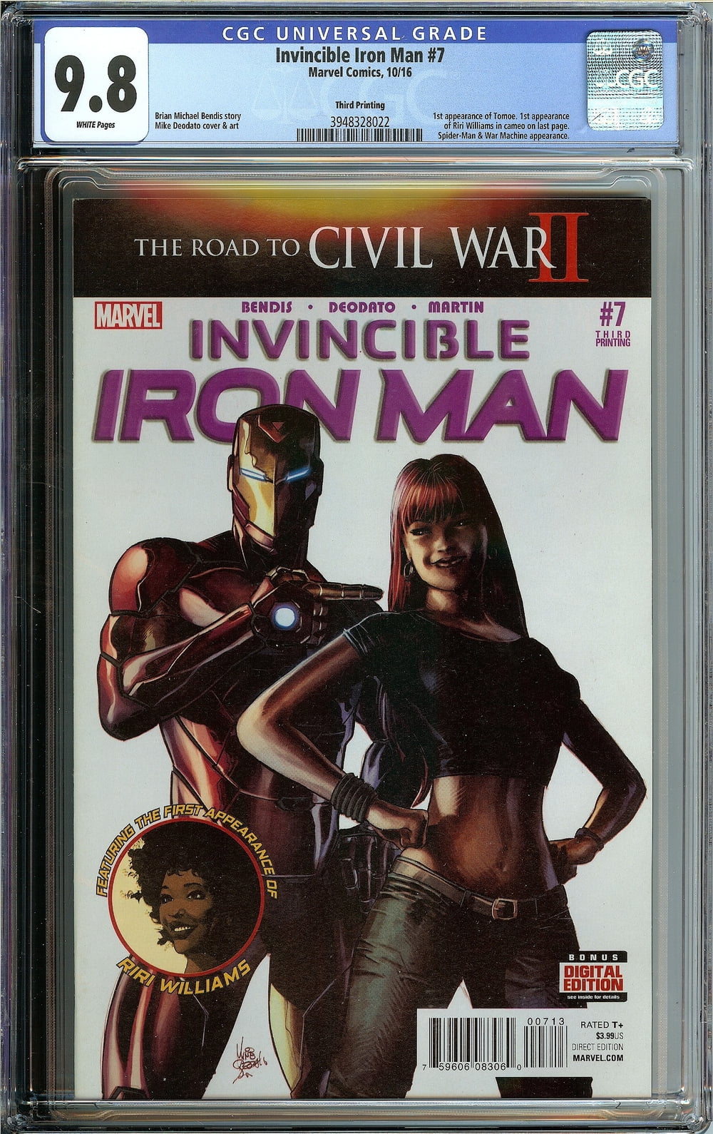 Invincible Iron Man #7 - CGC 9.8 Comic Book