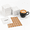 50 Pack 4 x 4 Inch Square, variant on 40 Pack 4 Inch Round Unglazed Ceramic Tiles for DIY Crafts and Coasters