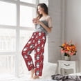 thumbnail image 6 of Picia Gnome And Snowflakes Womens Soft Woven Cotton Elastic Waistband Sleep Pajama Pant Lounge Sleep Pant With Pockets And Drawstring-Small, 6 of 9