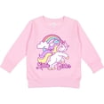 thumbnail image 2 of Inktastic Little Sister Unicorn Toddler Sweatshirt, 2 of 4