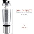 thumbnail image 4 of Shaker Bottle with Storage for Powder,Stainless Steel Shaker Bottle with Wire Whisk,BPA Free, 4 of 5