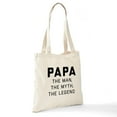 thumbnail image 6 of CafePress - Papa: The Man The Myth The Legend Tote Bag - Unisex Canvas Tote Bag, Beige, 1-Piece, 6 of 6