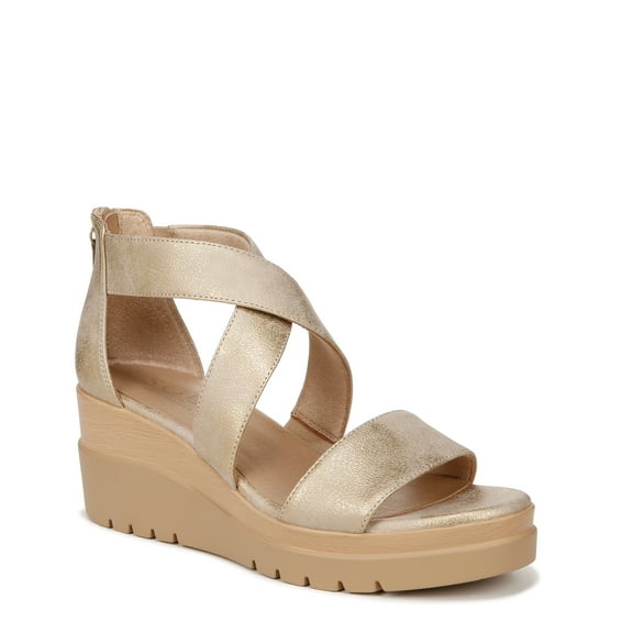 SOUL Naturalizer Womens Goodtimes Strappy Wedge Casual Sandals - Medium & Wide Width