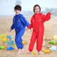 thumbnail image 5 of Chubasquero para niños, impermeable transpirable, impermeable para niños, niñas, estudiantes, traje de lluvia con capucha de alta visibilidad, 5 of 8