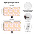 thumbnail image 3 of Fuzoiu Rabbit And Chick Print Car Windshield Sun Shade,Block Uv Rays Sunshade,Foldable Front Window Sun Visor Protector for Car,SUV,Truck-Keep Vehicle Cool-Rabbit And Chick, 3 of 8