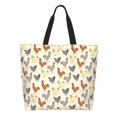 thumbnail image 1 of Disketp Funny Chicken Bolsa Tote Estampada para Mujer, Bolso de Hombro y de Mano para Compras y Viajes, 1 of 8