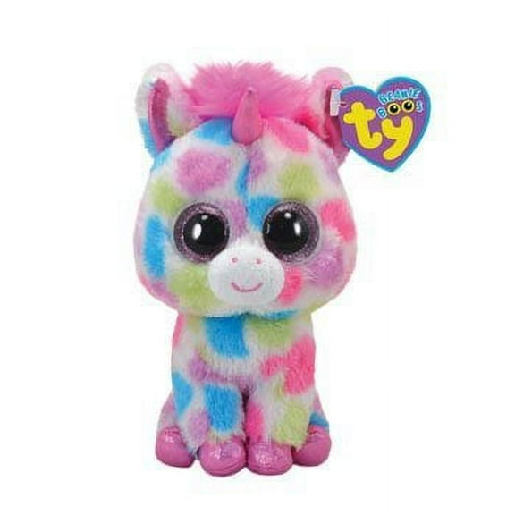 TY Beanie Boos -Skylar - Unicorn (Justice Exclusive) (Glitter Eyes) Small 6" Plush