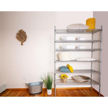 

24 Deep x 54 Wide x 63 High 6 Tier Gray Starter Shelving Unit