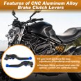 thumbnail image 3 of Palancas de Freno de Embrague para Ducati Monster 821 Dark 2014-2017 Ajustables 6 Velocidades Plegables, 3 of 7