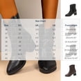 thumbnail image 4 of Taqqpue Women's Ankle Boots Plus Size Round Toe Mid Heel Side Zipper Comfortable Casual Dress Booties for Women Size 5.5-11 Fashion Dress Shoes Fall Winter Footwear Casual Walking, 4 of 10