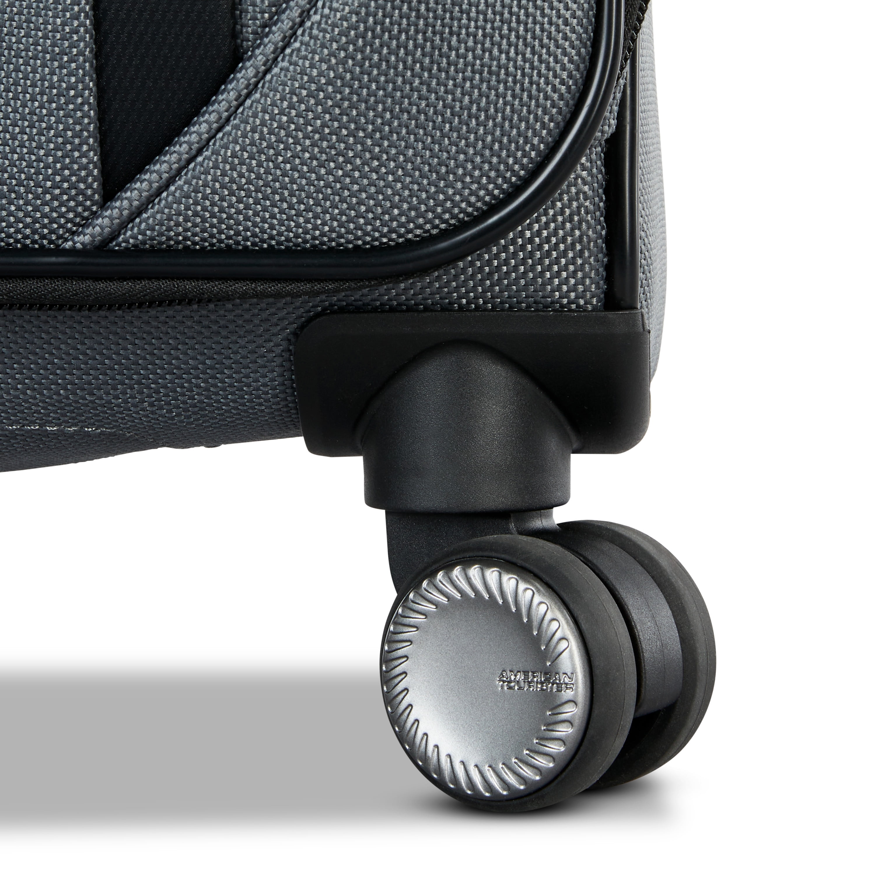 American Tourister Dash XLT Softside Carry On Luggage with Spinner Wheels Single Piece - Graphite