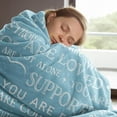 thumbnail image 3 of Blanket Gifts for Women or Men, Sympathy Gifts for Her Him, Get Well Soon Blanket, Thinking of You Gifts, Inspirational Gifts Blanket for Friend Sister Daughter Son Coworker Nurse, 3 of 5