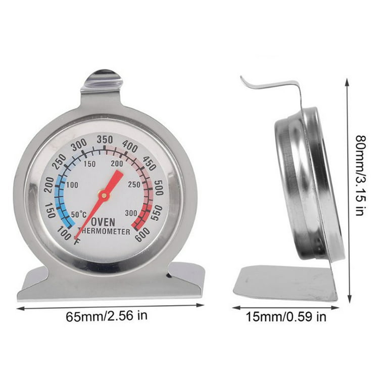 Oven Thermometer, Metal Thermometer, Food Meat Temperature, Stand