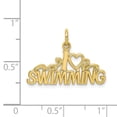 thumbnail image 3 of 10k Swimming Charm in 10k Yellow Gold, 3 of 3