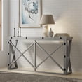 thumbnail image 4 of Pemberly Row Modern / Contemporary Wood Flip Top Bar Table in White, 4 of 4
