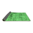 thumbnail image 2 of Ahgly Company Indoor Rectangle Patchwork Emerald Green Transitional Area Rugs, 8' x 12', 2 of 4