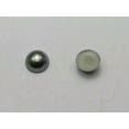 thumbnail image 5 of U8MO 500 Dark grey Acrylic Half Pearl Flatback Round Bead 8mm Scrapbook Craft, 5 of 5