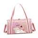 thumbnail image 3 of Bolso de baile para mujer, bolso de lona, ​​bolso de hombro portátil, bolso de fiesta, bolso de fin de semana Rosa, 3 of 9