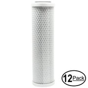 16-Pack Replacement for Expres Water RO10DC Activated Carbon Block Filter - Universal 10 inch Filter for Express Water Reverse Osmosis System - Denali Pure Brand