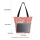 thumbnail image 3 of Balery Small Coral Red Flowers Bolsa de Hombro con Diseño, Bolsa Grande y Duradera, Bolsa Versátil para Compras, 3 of 6