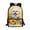Cute Poodle Sunflower, variant on KUIFORTI Tote Backpack Bookbag Laptop Backpacks Multipurpose Daypack for Boys Girls 17 Inch SchoolBag, Cartoon Cat Print Blue