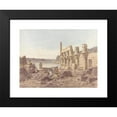 thumbnail image 2 of Willem de Famars Testas 24x19 Black Modern Framed Museum Art Print Titled - View of the Temple Ruins in Philae Near Aswan (1859), 2 of 5
