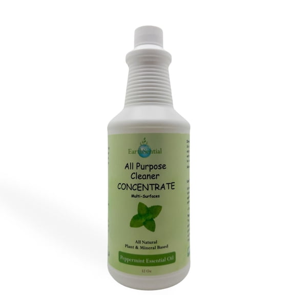 EarthSential Peppermint Plant-Based All Purpose Cleaner Concentrate 32 oz Makes 64 16 oz Bottles