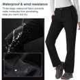 thumbnail image 7 of YUSHOW Women Snow Pants Fleece Lined Snow Ski Hiking Softshell Pants Size L, 7 of 7