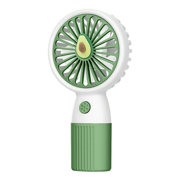 Qocolhg Mini Portable Fan, Small and Powerful, Cute Design High Speed Personal Handheld Fan, Lightweight USB Rechargeable Fan for Makeup Stylish Girl Women Travel Indoor Outdoor, Green, Clearance