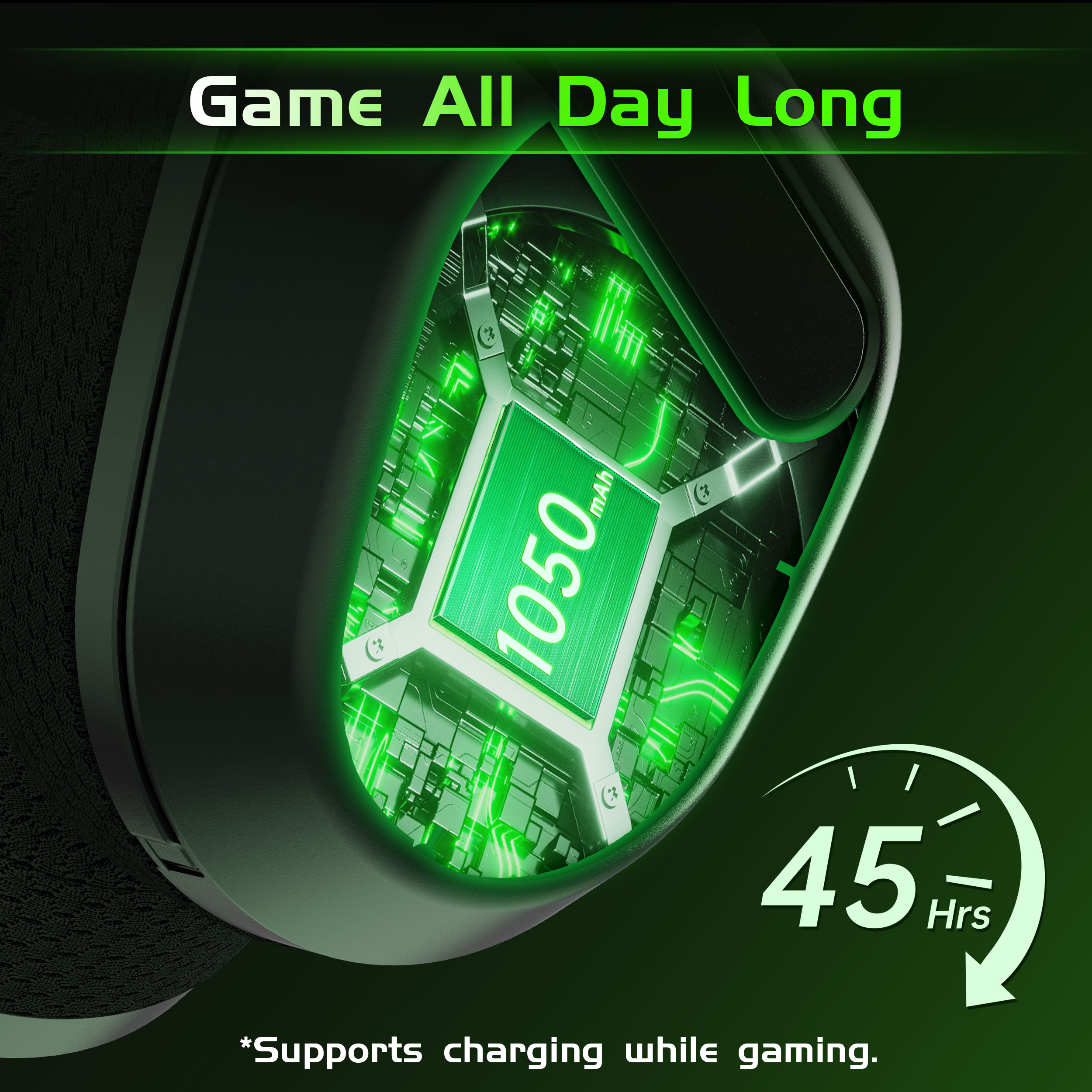 FFN Wireless Gaming Headset For Xbox, PS5, PC and Mac photo 5