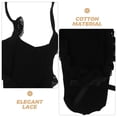 thumbnail image 3 of unbranded 1Par Calcetas Negras Con Encaje Y Para Mujer Cómodas Y Transpirables, 3 of 7