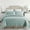 Aqua Green, variant on MarCielo 3Pcs 100% Cotton Oversized Quilt Bedspread Coverlet Set TK