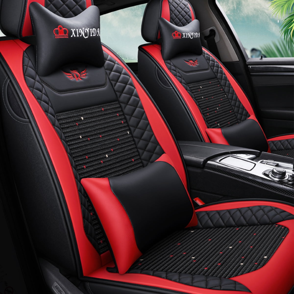 red seat covers walmart
