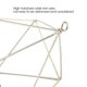thumbnail image 5 of Soporte geométrico para plantas, soporte geométrico para colgar flores, musgo, helecho, decoración de plantas (oro imitado), 5 of 13