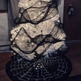 thumbnail image 4 of White Spiderweb Halloween Tree Skirt Decoration, Spooky Web Tree Apron, Festive Base Cover for Indoor Party, Creepy Atmosphere Tree Mat, 4 of 4
