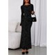 thumbnail image 5 of Vestido PRETTYGARDEN 2025 Floral Bodycon Maxi Negro XXL, 5 of 8