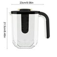 thumbnail image 4 of Luoshdecor Water Pitcher with Filter, Unbreakable Clear Plastic Infusion Pitcher with Lid for Hot,Cold Water, Iced Tea, Lemonade 1.3L, 4 of 7