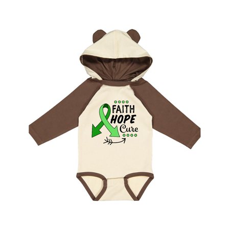 

Inktastic Faith Hope Cure Liver Cancer Awareness with Arrow Gift Baby Boy or Baby Girl Long Sleeve Bodysuit