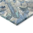 thumbnail image 3 of Addison Rugs Chantille Indoor/Outdoor Transitional Floral Denim Machine Washable Rectangle Rug, 9' x 12', 3 of 8