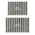 thumbnail image 4 of Mineral Spring Spa Luxe Stripe Polyester Tufted 2 Piece Bath Rug Set, Black, 17" x 24" & 20" x 32", 4 of 7