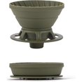 thumbnail image 1 of VANDROOP Collapsible Coffee Dripper, Silicone Reusable Pour Over Coffee Dripper for Camping, Business Trip, Home＆Office, Single Pour Over Coffee Maker (Green, 1-2 Cup), 1 of 7