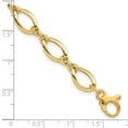 thumbnail image 3 of Primal Gold 14 karat Yellow Gold Fancy Link 7.5 Inch Bracelet, 3 of 4