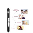 thumbnail image 2 of Luz de la Pluma, Linterna médica con indicador de pupila para Estudiantes de enfermería Médicos, lámpara de diagnóstico Profesional Pluma clínica Examen oftálmico Revisión de pupila Luz(Negro) XianweiShao 9024715962072, 2 of 4